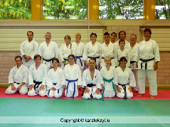 Foto de Grupo no estagio do Sensei Ogami no Luxemburgo
