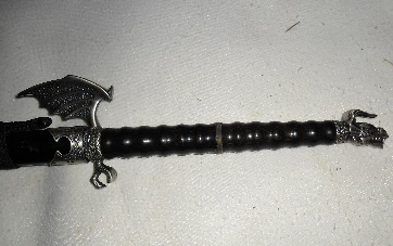 Tsuba Dragão verde